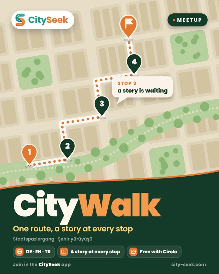 CityWalk: CitySeek buluşma afişi, yakında